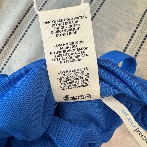 Bleu by Rod Beattie Women's Molded-Cup One-Piece Swimsuit Aegean Bleu Size 6 NWT - Picture 9 of 12